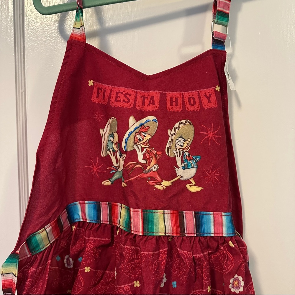 New Three Caballeros Disney apron